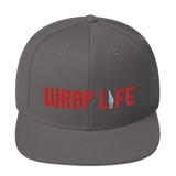 Wrap Life (red) - Embroidered Snapback