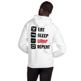 Eat, Sleep, Wrap, Repeat - Unisex Hoodie