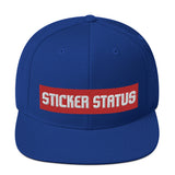 Classic Embroidered Sticker Status Snapback