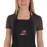 Embroidered Sticker Status Apron
