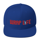 Wrap Life (red) - Embroidered Snapback