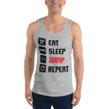 Eat, Sleep, Wrap, Repeat - Unisex Tank Top