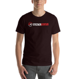 Unisex Printed Sticker Status T-Shirt