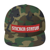 Classic Embroidered Sticker Status Snapback