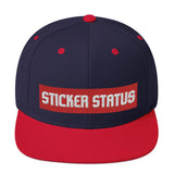Classic Embroidered Sticker Status Snapback