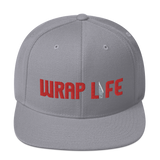 Wrap Life (red) - Embroidered Snapback