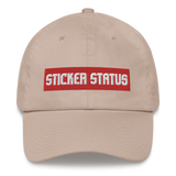 Classic Embroidered Sticker Status Dad Hat