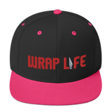 Wrap Life (red) - Embroidered Snapback
