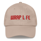 Wrap Life (red) - Embroidered Dad Hat