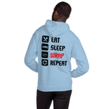 Eat, Sleep, Wrap, Repeat - Unisex Hoodie