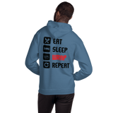Eat, Sleep, Wrap, Repeat - Unisex Hoodie