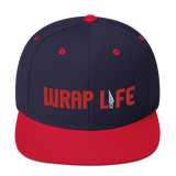 Wrap Life (red) - Embroidered Snapback
