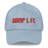 Wrap Life (red) - Embroidered Dad Hat