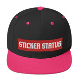 Classic Embroidered Sticker Status Snapback