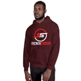 Printed Unisex Sicker Status Hoodie(Large Front Logo)