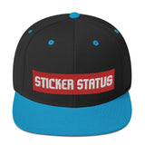 Classic Embroidered Sticker Status Snapback