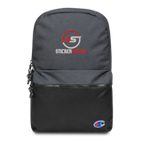 Embroidered Champion Sticker Status Backpack