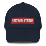 Classic Embroidered Sticker Status Dad Hat