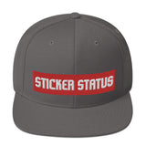 Classic Embroidered Sticker Status Snapback
