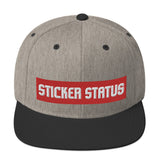 Classic Embroidered Sticker Status Snapback