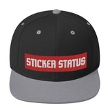 Classic Embroidered Sticker Status Snapback