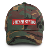 Classic Embroidered Sticker Status Dad Hat