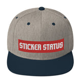 Classic Embroidered Sticker Status Snapback