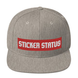 Classic Embroidered Sticker Status Snapback