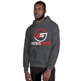 Printed Unisex Sicker Status Hoodie(Large Front Logo)
