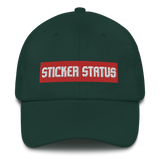 Classic Embroidered Sticker Status Dad Hat