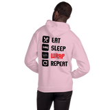 Eat, Sleep, Wrap, Repeat - Unisex Hoodie