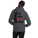 Eat, Sleep, Wrap, Repeat - Unisex Hoodie