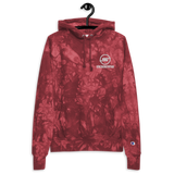 Tie-Dye Sticker Status Embroidered Champion Hoodie