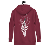 Sticker Status Skeleton Hand & Knife Hoodie
